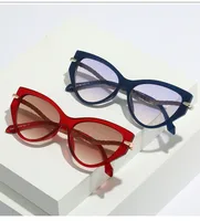 Streetwear Geometric PC UV400 Protection Cat Eye Full Frame Glasses main image 1