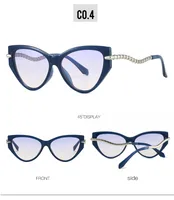 Streetwear Geometric PC UV400 Protection Cat Eye Full Frame Glasses sku image 4