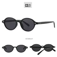 Elegant Streetwear Color Block PC UV400 Protection Oval Frame Full Frame Glasses sku image 1