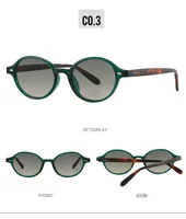 Elegant Streetwear Color Block PC UV400 Protection Oval Frame Full Frame Glasses sku image 3