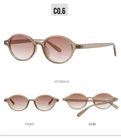 Elegant Streetwear Color Block PC UV400 Protection Oval Frame Full Frame Glasses sku image 6