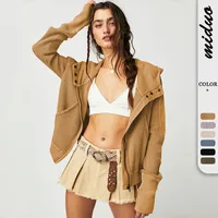 Explosions Sweater Zipper Button Long Sleeve Loose Casual Top Autumn And Winter Fashion Brand All-match Hoodie main image 1