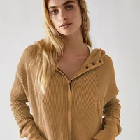 Explosions Sweater Zipper Button Long Sleeve Loose Casual Top Autumn And Winter Fashion Brand All-match Hoodie main image 3
