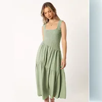 Elegant Women's Clothing  New Sexy Backless U-neck Sleeveless French Dress Holiday Dress High Sense main image 2