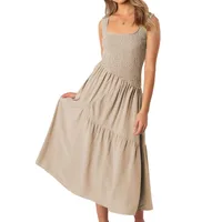 Elegant Women's Clothing  New Sexy Backless U-neck Sleeveless French Dress Holiday Dress High Sense main image 5