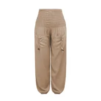 New Sports Yoga Pants High Waist Pocket Bloomers Summer  Explosion Wide Leg Casual Pants For Women sku image 8