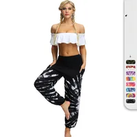 Bohemian Explosions Thai Flower Pants Tie-Dye Gradual Change Beach Holiday Bloomers Pocket Sun Protection Casual Trousers Women main image 1