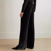 Fashion Women's New All-match Slim-fit Straight Trousers High-end Windproof And Dummy Casual Pants Winter main image 4