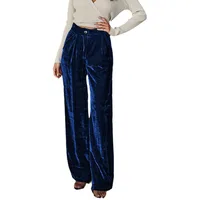 Fashion Women's New All-match Slim-fit Straight Trousers High-end Windproof And Dummy Casual Pants Winter main image 5