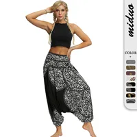 Summer New Digital Printing Women's Yoga Sports Pants Casual Loose Large Size Bloomers Spot Wholesale main image 1