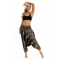 Summer New Digital Printing Women's Yoga Sports Pants Casual Loose Large Size Bloomers Spot Wholesale main image 3