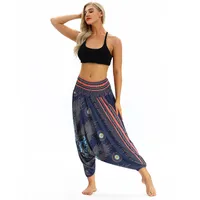 Summer New Digital Printing Women's Yoga Sports Pants Casual Loose Large Size Bloomers Spot Wholesale main image 5