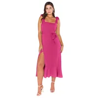Summer Women's Elegant Slip Skirt Belt Bow Slimming Evening Dress Design Sense Niche Bridesmaid Dress main image 5
