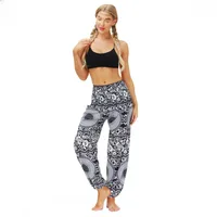 New Ethnic Style Digital Printing Women's Trousers Sports Casual Pants Loose High Waist Bloomers Spot main image 3