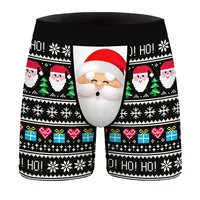 A Generation Of  Snowman Digital Printed Boxers Comfortable Breathable Men's Wear Slim Men's Underwear main image 3