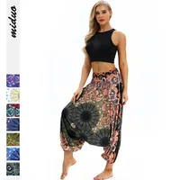 Factory Direct Digital Printing Women's Loose Toe Crotch Yoga Sports Pants Pop Breathable Summer Bloomers main image 1