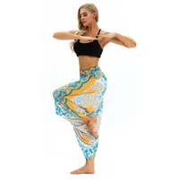 Factory Direct Digital Printing Women's Loose Toe Crotch Yoga Sports Pants Pop Breathable Summer Bloomers main image 4