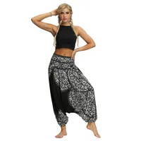 Factory Direct Digital Printing Women's Loose Toe Crotch Yoga Sports Pants Pop Breathable Summer Bloomers sku image 2