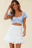 New Solid Color Women's Sexy Fashion One-character Collar Ultra Short Navel Fashion Top Strap Short Sleeve T-shirt sku image 14