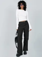 High-end Women's Clothing New  Sexy Spice Backless Base T-Shirt Long-sleeved Slim-fit Y2K Top For Outer Wear main image 3