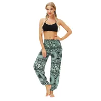 New Ethnic Style Digital Printing Women's Trousers Sports Casual Pants Loose High Waist Bloomers Spot main image 5