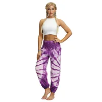 New Ethnic Style Digital Printing Women's Trousers Sports Casual Pants Loose High Waist Bloomers Spot sku image 4