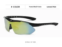 Outdoor Sports Sunglasses Trendy Sunglasses With Sunglasses Female Male Aviator Riding Glasses Wholesale 0089 sku image 7