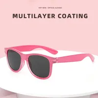 New Cartoon Colorful Printed Box Sunglasses Children's Outdoor Sunglasses Cute Baby Trendy Sunglasses main image 1