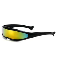 New Dolphin Sunglasses X-Men Fish-shaped Glasses Space Robot Men's Outdoor Sports Riding Sunglasses main image 3