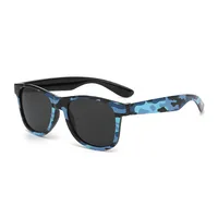 New Cartoon Colorful Printed Box Sunglasses Children's Outdoor Sunglasses Cute Baby Trendy Sunglasses sku image 5