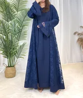 Muslim Fashion Women Islamic Traditional Dress Arab Dress Kaftan Abaya Robe sku image 3
