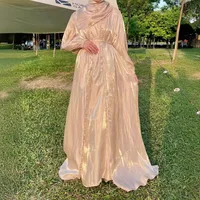 Foreign Trade  Bubble Sleeve Beaded Cardigan With Sleeveless Dress Two-piece Streamer Yarn Dress main image 1