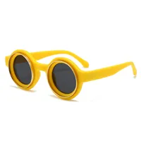 New  Double Circle Round Frame Sunglasses Fashionable Men And Women's Show Street Shot Sunglasses Retro All-match Sunglasses main image 3