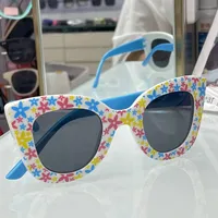 New Cute Fresh Flower Sunglasses Children's Fashion Sunglasses UV Protection Baby Multi-color Lens Glasses main image 5