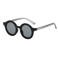 New Retro Round Frame Children's Sunglasses Anti-Blue Ultraviolet Trendy Men's Sunglasses Danish Frosted Multicolor Glasses main image 5