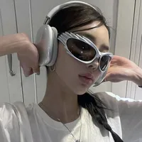 Style Distinctive Wings Riding Sunglasses Concave Style Ins Fashionable Sunglasses Women's Barbed Hedgehog Y2K Sunglasses main image 1
