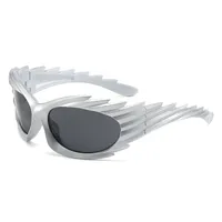 Style Distinctive Wings Riding Sunglasses Concave Style Ins Fashionable Sunglasses Women's Barbed Hedgehog Y2K Sunglasses main image 5