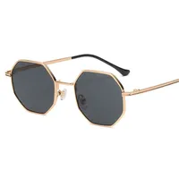 New Fashion Ladies Sunglasses Classic Retro Metal Multilateral Men's Sunglasses Sunglasses Factory Straight sku image 5