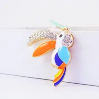 1 Piece Pastoral Parrot Alloy Unisex Keychain main image 2