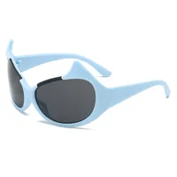 New Personality Little Devil Fashion Sunglasses  Street  Trend Men And Women Christmas Halloween Sunglasses sku image 7