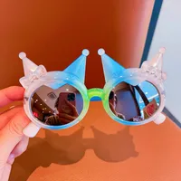 Children's Sunglasses Cute Colorful Sunglasses Baby Fashion Personality Trendy Cartoon Toys Sunglasses sku image 5