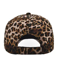 Women's Streetwear Leopard Curved Eaves Baseball Cap main image 2