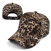 Women's Streetwear Leopard Curved Eaves Baseball Cap main image 4