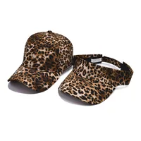 Women's Streetwear Leopard Curved Eaves Baseball Cap main image 1