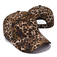 Women's Streetwear Leopard Curved Eaves Baseball Cap main image 3
