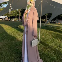 Trade Fashion Women Middle East Two-piece Dress Abaya Robe Burqa Dress Prayer Dress Chiffon main image 3