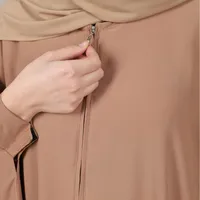 Traditional Clothing  Foreign Trade Swing Solid Color Batwing Sleeve Robe Plus Size Women's Clothing Dress main image 4