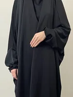 Muslim Clothing Large Size Women's Clothing Simple Abaya sku image 1
