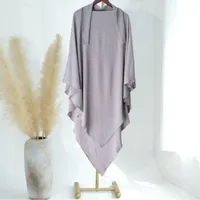 Solid Color Middle East Dubai Turkey Solid Color Single Layer High Elastic Wrinkle Turban Scarf main image 1