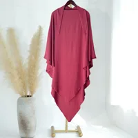 Solid Color Middle East Dubai Turkey Solid Color Single Layer High Elastic Wrinkle Turban Scarf main image 3